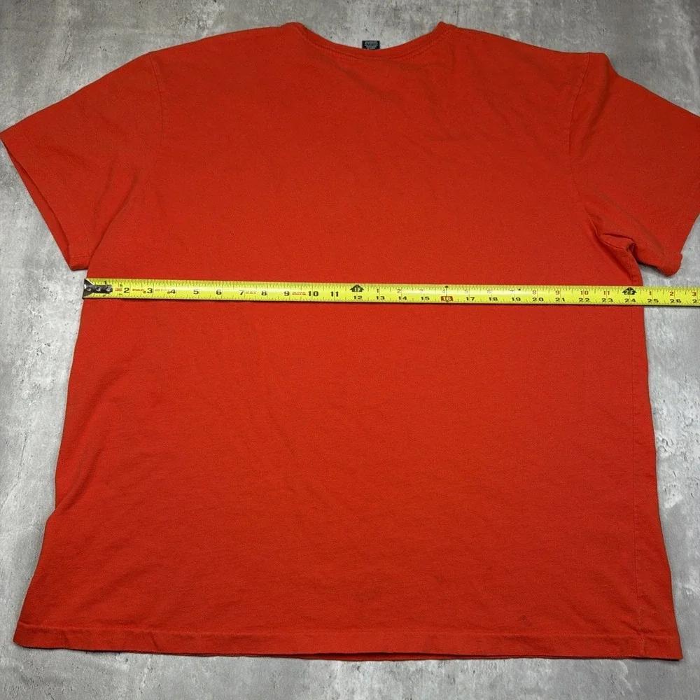 Vintage Polo Ralph Lauren T-shirt Orange Blue Pony XL Classic Retro Y2K